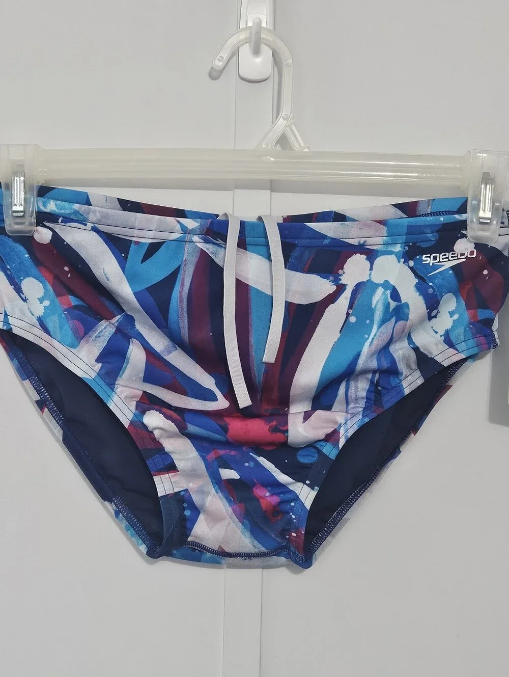 Speedo Size 36 Mens Boys Swim Trunks with Elastic Drawstring Waistband Bathing